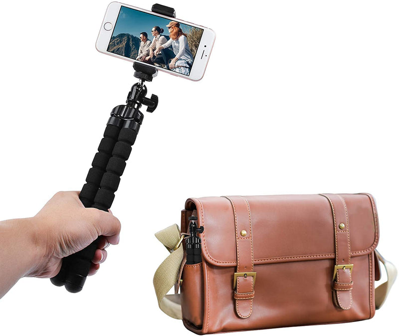  [AUSTRALIA] - A&N Tripod Premium Flexible Mobile Phone Tripod Stand Compatible with All Phones & Cameras