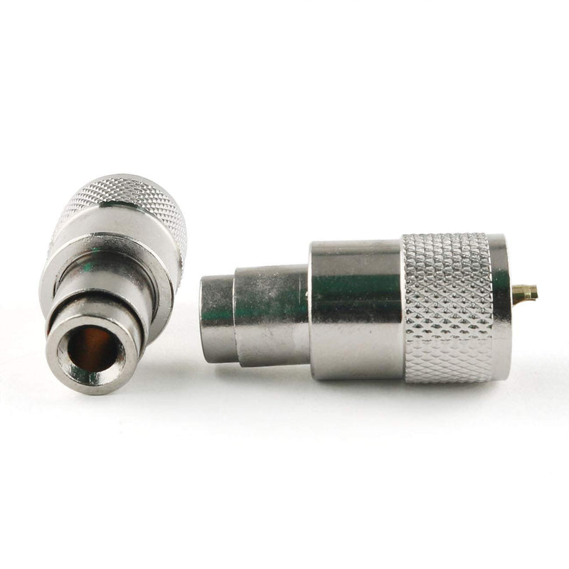  [AUSTRALIA] - E-outstanding 2pcs PL259 UHF Male Plug Solder RF Connector Adapter for RG59,RG8,RG-213,LMR-400 Coax Cable