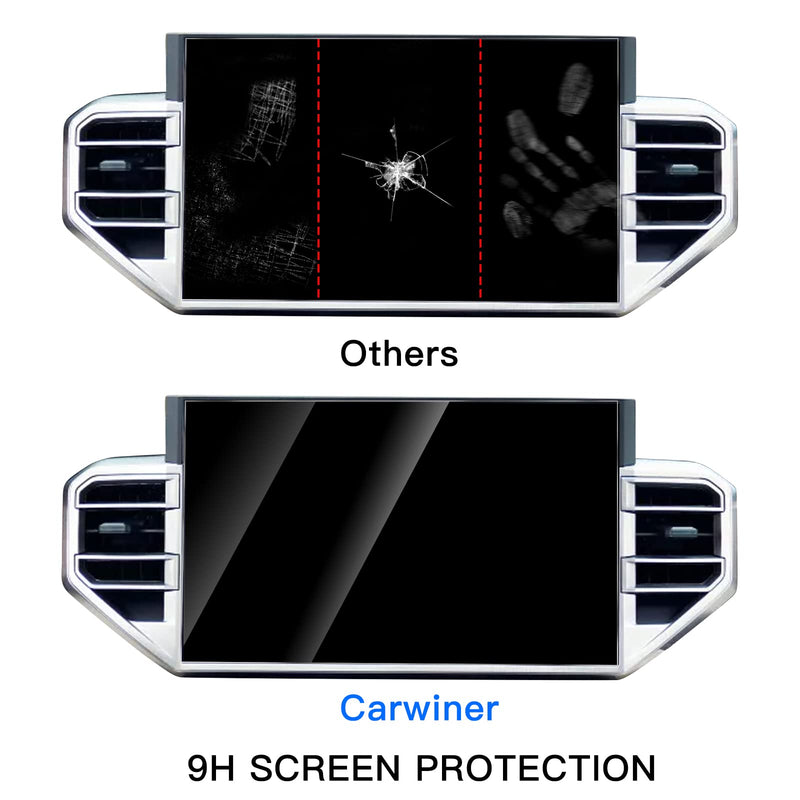  [AUSTRALIA] - Carwiner Screen Protector Compatible with 2022 Toyota Tundra 14In Navigation Display Tempered Glass Touchscreen Protector Accessories (HD) HD