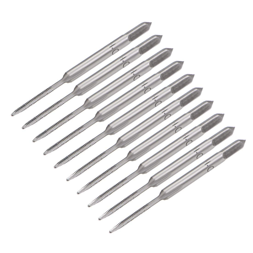  [AUSTRALIA] - uxcell 5 Pairs Metric Hand Threading Tap Set M1 Thread 0.25mm Pitch Taper & Plug Milling Taps Straight Flutes High Speed Steel M1.0