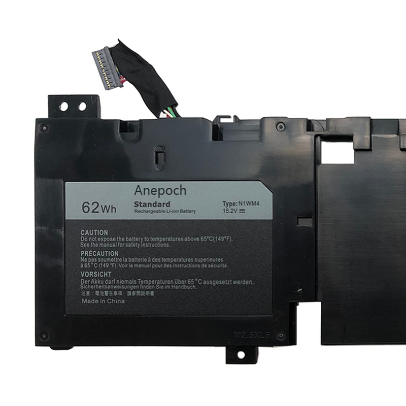  [AUSTRALIA] - Anepoch N1WM4 Laptop Battery Replacement for Dell Alienware 13 R2 13.3" 2VMGK 62Wh 15.2V
