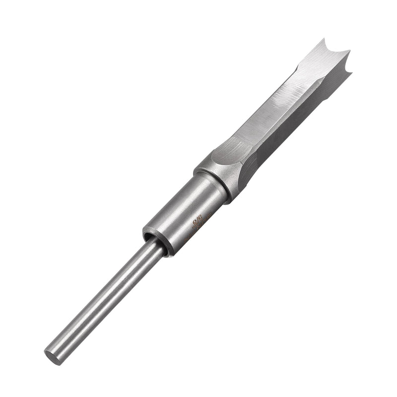  [AUSTRALIA] - uxcell Square Hole Drill Bits for Wood 5/8" x 213mm Mortising Chisel Bit Auger Spur Cutter Tool for Woodworking Carpentry Drilling Tool