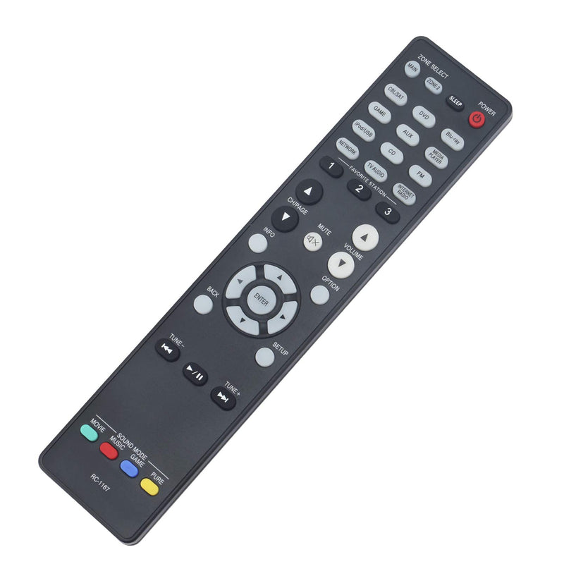 RC-1167 Replacement Remote Control Work with Denon AV Receiver AVR-1913 AVR-2113CI AVR-2313CI - LeoForward Australia