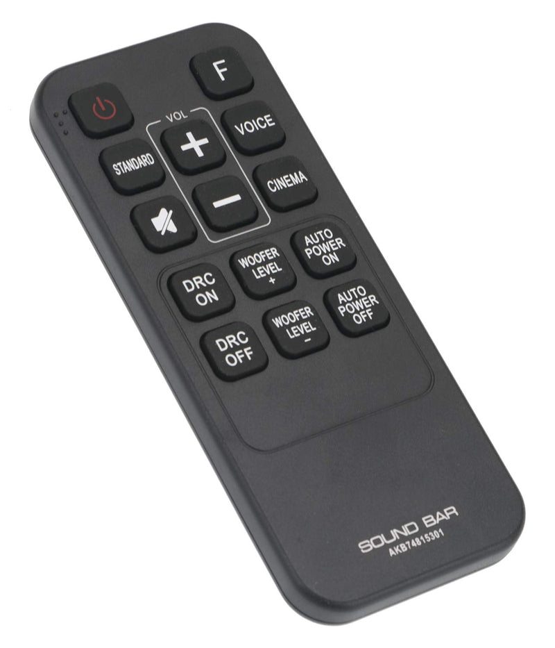 AKB74815301 Replacement Remote Control Compatible with LG Sound Bar LAS454B S55A3-D LAS453B SH3B SPH3B-W SH3K SJ4Y SPH4B-W S45A1-D - LeoForward Australia