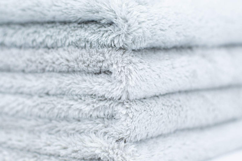  [AUSTRALIA] - The Rag Company (3-Pack 16 in. x 24 in. Eagle EDGELESS 500 Professional Korean 70/30 Super Plush 500gsm Microfiber Detailing Towels (16x24, Ice Grey) 16 in. x 24 in.