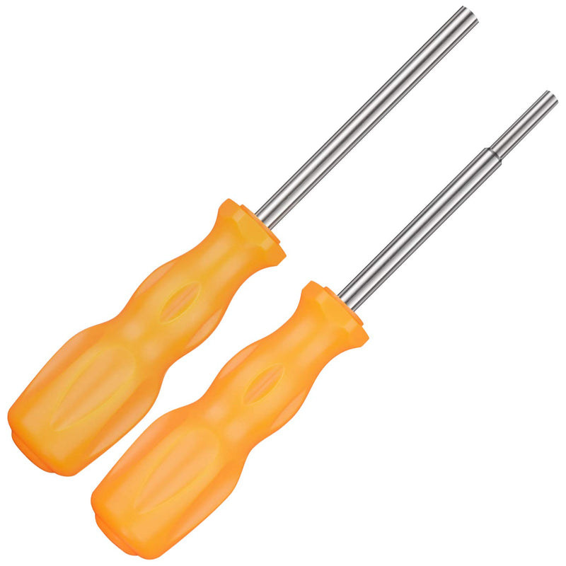  [AUSTRALIA] - Gamebit Screwdriver Set, Taessv 3.8mm + 4.5mm Security Screwdriver Bit Screwdriver Tools for Opening NES SNES N64 Super Nintendo 64 Cartridges & Systems 3.8&4.5mm Screwdrivers Orange