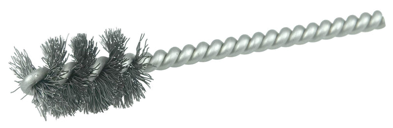  [AUSTRALIA] - Weiler 21075 5/8" Power Tube Brush, .005" Steel Wire Fill, 1" Brush Length, Made in the USA