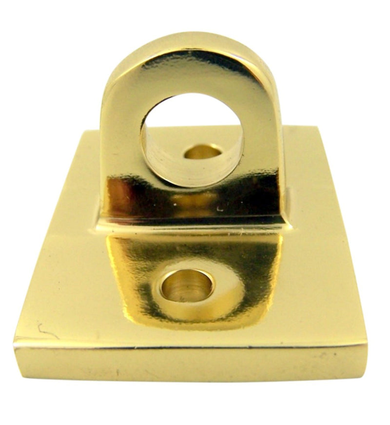 High Polished Brass Replacement Church Pew Bracket for Permanent Rope, 1 1/2 Inch - LeoForward Australia