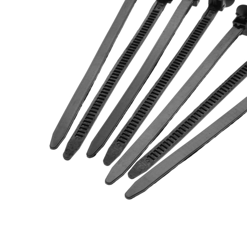  [AUSTRALIA] - Mtsooning 30PCS Nylon Cable Tie, 5.51inch Black Car Zip Wraps, Self-Locking Cord Zipties for Organizing Home Office Data Centers Garage Workshop