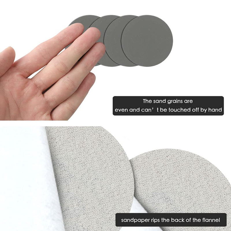  [AUSTRALIA] - YTkavq 30pcs 2 inch Sanding Disc Hook and Loop, 2500 Grit Wet Dry Silicon Carbide Sandpaper 2500#