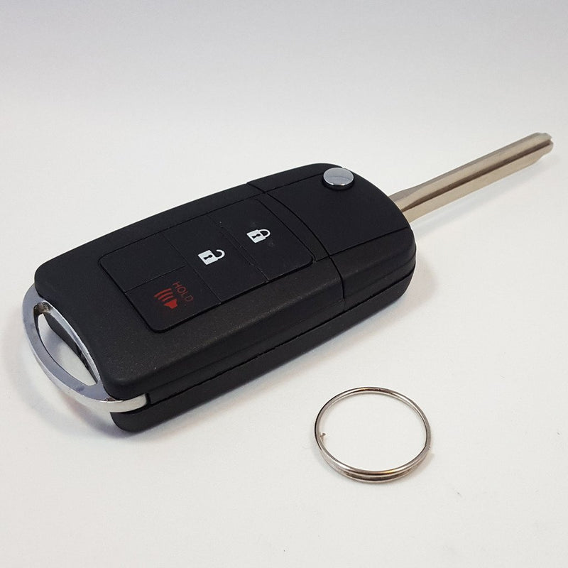  [AUSTRALIA] - RI-KEY SECURITY Style Flip Key Modified Case Shell for Toyota RAV4 2013-2015 Remote Key 3 Buttons