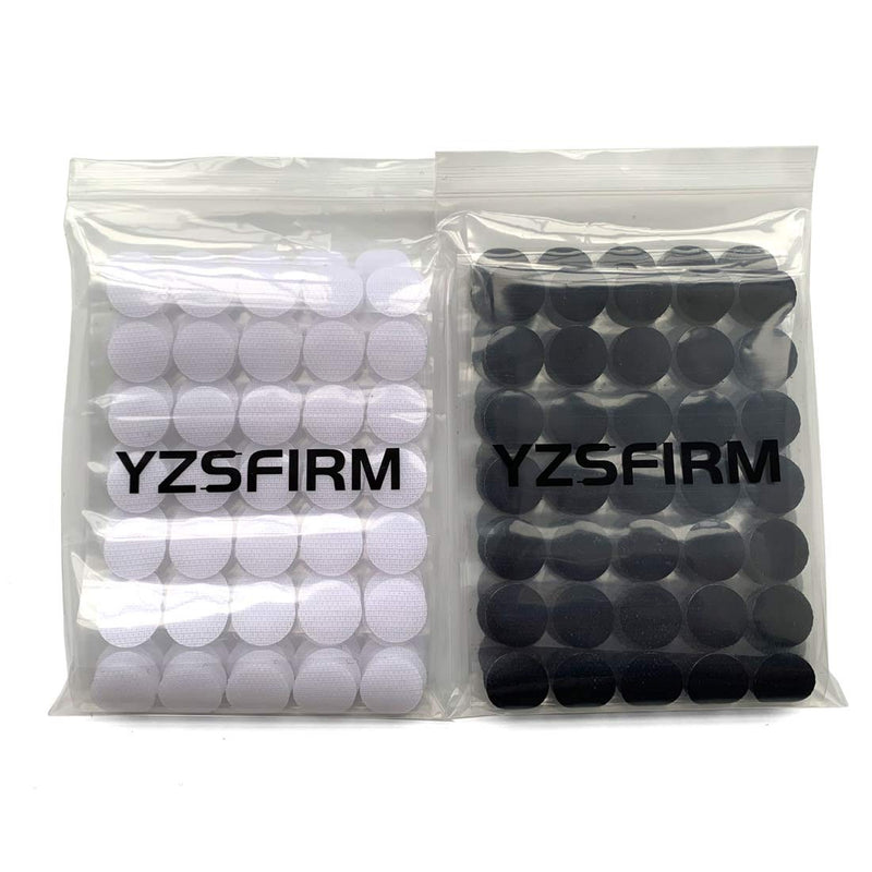  [AUSTRALIA] - Yzsfirm 20mm Diameter Hook & Loop Self Adhesive Dots Tapes 200 Pcs(100 Pair) Black Strong Adhesive Sticky Back Coins Tapes for Classroom, Office, Home 02 Black 20mm/0.78”