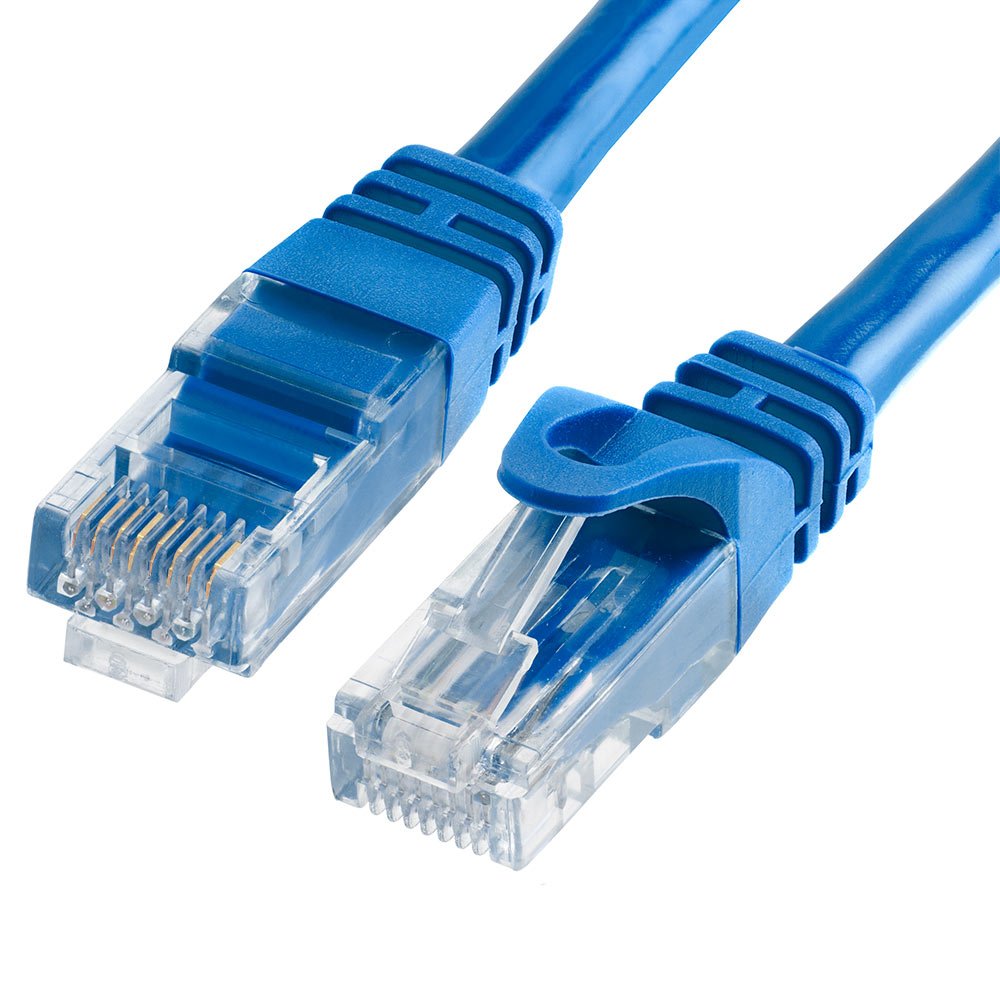  [AUSTRALIA] - Cmple Cat6 Ethernet Cable 10Gbps - Computer Networking Cord with Gold-Plated RJ45 Connectors, 550MHz Cat6 Network Ethernet LAN Cable Supports Cat6, Cat5e, Cat5 Standards - 10 Feet Blue