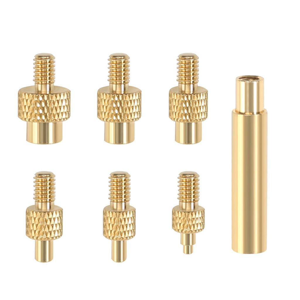  [AUSTRALIA] - 6 pieces soldering tip set soldering iron tips for thread inserts soldering iron melting aid M2 M3 M4 M5 M6 M8 3D printing accessories for universal 936 soldering iron tip for 3D printer parts thread inserts