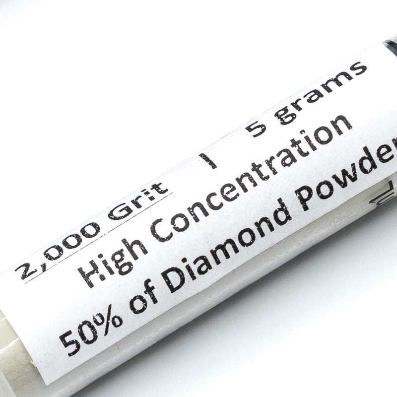  [AUSTRALIA] - TechDiamondTools Diamond Polishing Compound Polishing Paste 2,000 Grit 4-8 Microns for Marble Glass Metal Rock Jewelry Resin Silver Chrome Gemstone with High Concentration of Diamond Powder USA Made 2,000 grit / 4 - 8 microns