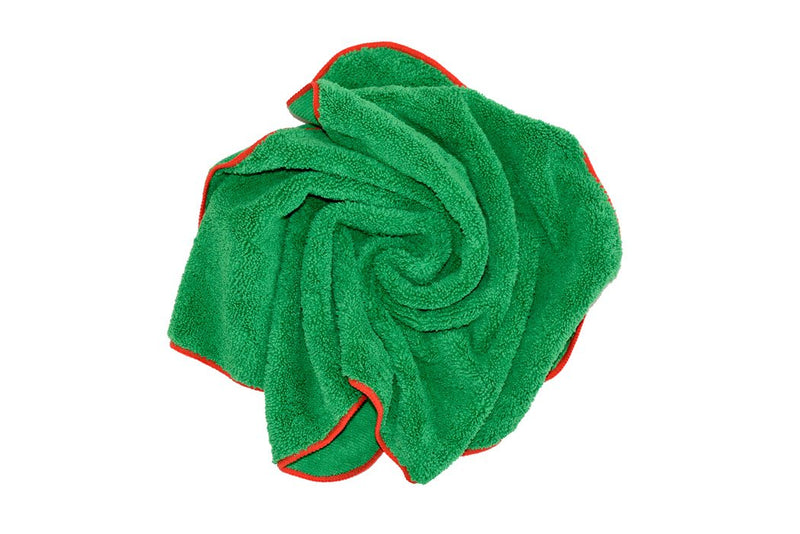  [AUSTRALIA] - CARCAREZ Professional Grade Premium Car Clean Cloth Microfiber Towels Car Wash Cloths,Pack of 6, Green