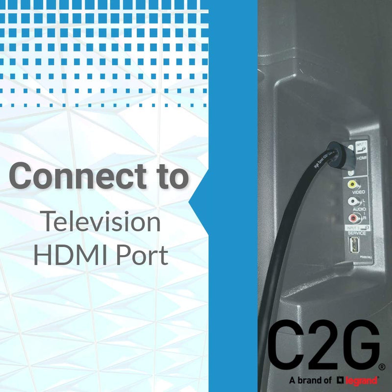 C2G HDMI Cable, 4K, High Speed HDMI Cable, Ethernet, in Wall HDMI Cable, CL2, 60Hz, 4.9 Feet (1.5 Meters), Black, Cables to Go 42521 - LeoForward Australia