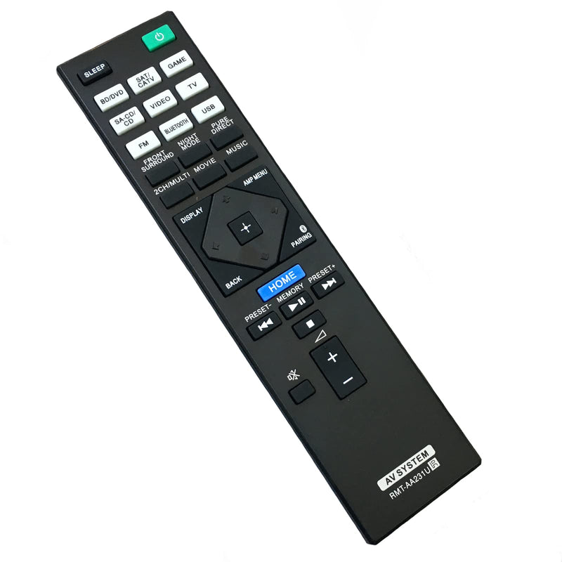  [AUSTRALIA] - RMT-AA231U Replacement Remote Control Compatible for Sony 7.2ch Home Theater AV Receiver STR-DH770 STRDH770