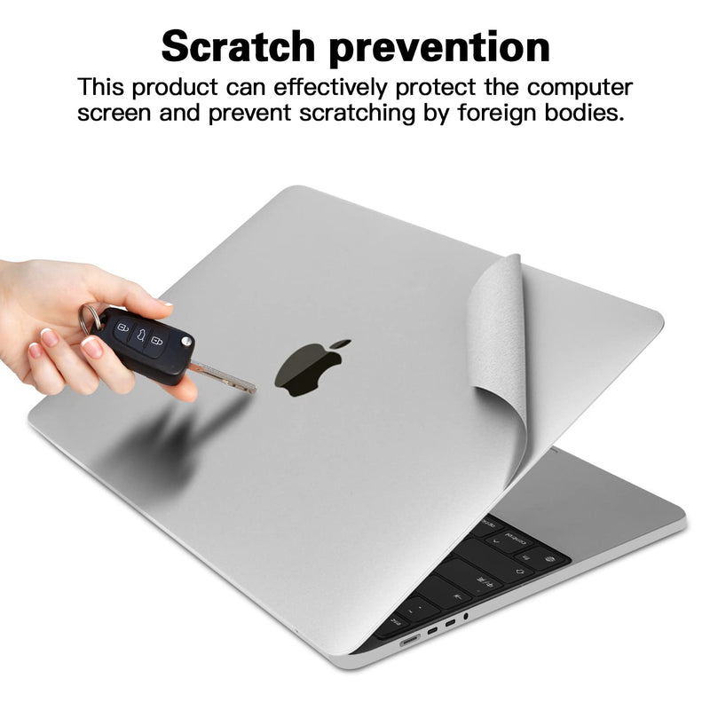  [AUSTRALIA] - Shell Protector Cover Skin Compatible with 2022 Apple MacBook Air 13.6" with M2 Chip Model A2681, Anti Scratch Protective Skin Decals (Space Grey) For Mac Air 13.6" A2681 - Space Grey
