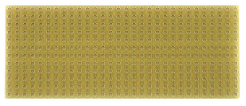 SB300 Solderable PC BreadBoard, 1 Sided PCB, Matches 300 tie-Point breadboards, 1.20 x 3.00 in (30.5 x 76.2 mm) - LeoForward Australia