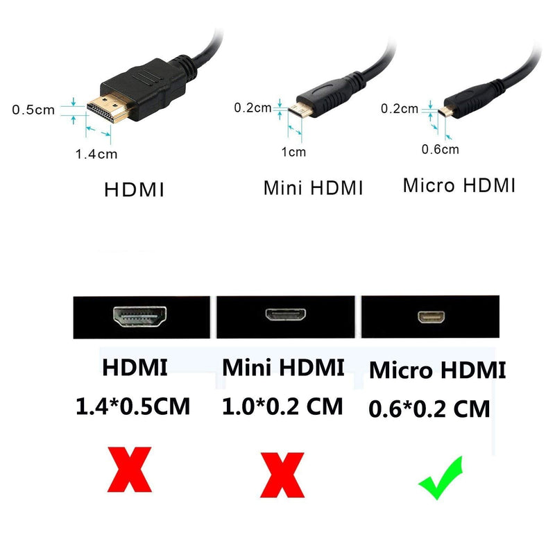  [AUSTRALIA] - Anbear Micro HDMI to VGA(Male to Female) Video Converter Adapter Gold Plated 1080p with 3.5mm Audio