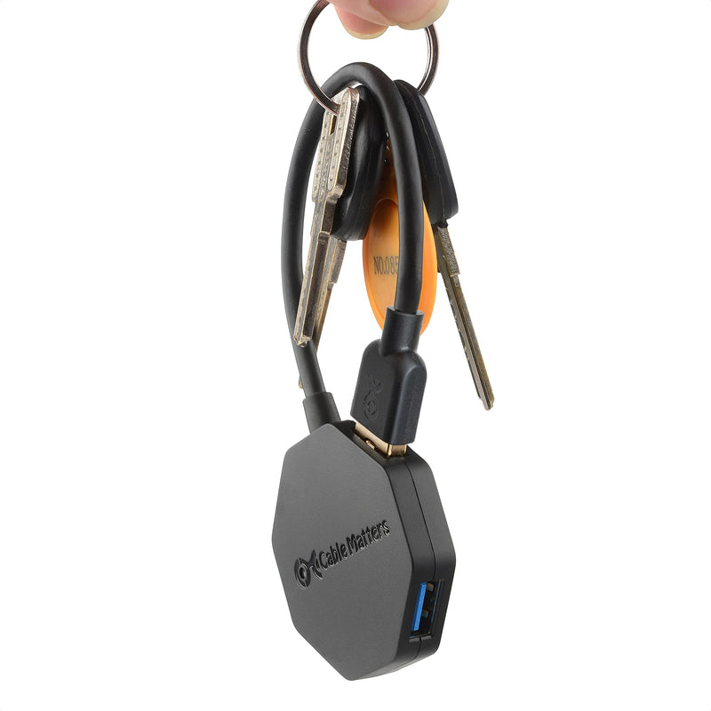 Cable Matters Ultra Mini 4 Port USB Hub (USB 3.0 Hub, USB 3 Hub) - LeoForward Australia
