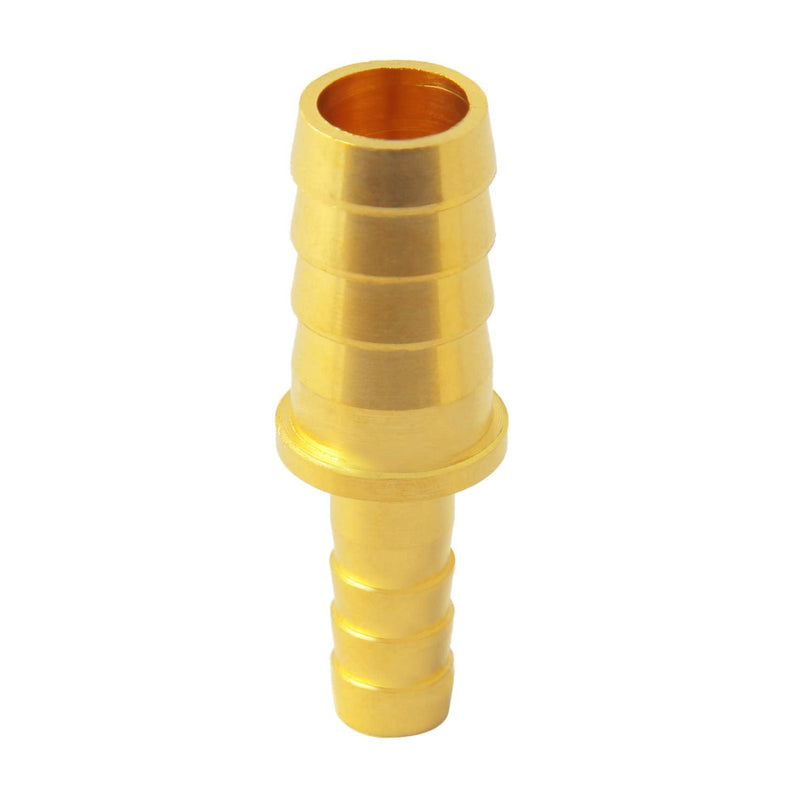  [AUSTRALIA] - Metaland Brass Hose Barb Reducer, 1/4" to 3/16" Hose ID, Reducing Barbed Hose Splicer Mender Coupler Warter Fuel Air (Pack of 2) 1/4-3/16