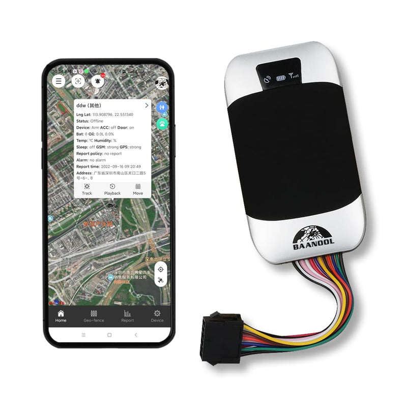  [AUSTRALIA] - BAANOOL BN-303F/G 2G GPS Tracker for Vehicles Fuel Car Tracker Device No Monthly Fee Intelligent Management Tracking System Free Subscription (BAANOOL-303F) BAANOOL-303F