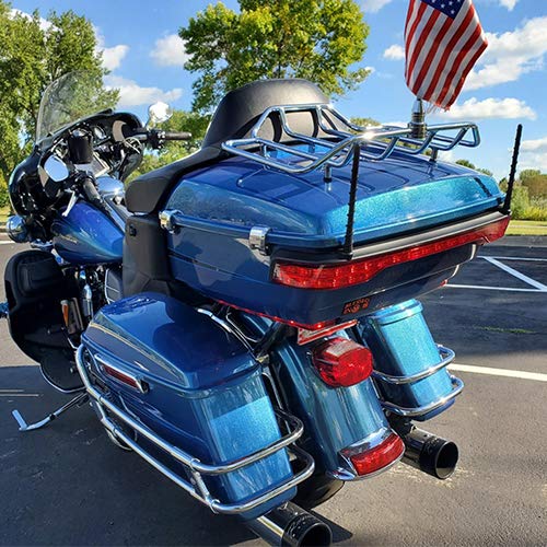  [AUSTRALIA] - VOFONO 2 Pack 7 inch Spiral Antenna for 1989-2019 Harley Davidson Touring Electra Road Street Glide Trike Ultra Classic CVO