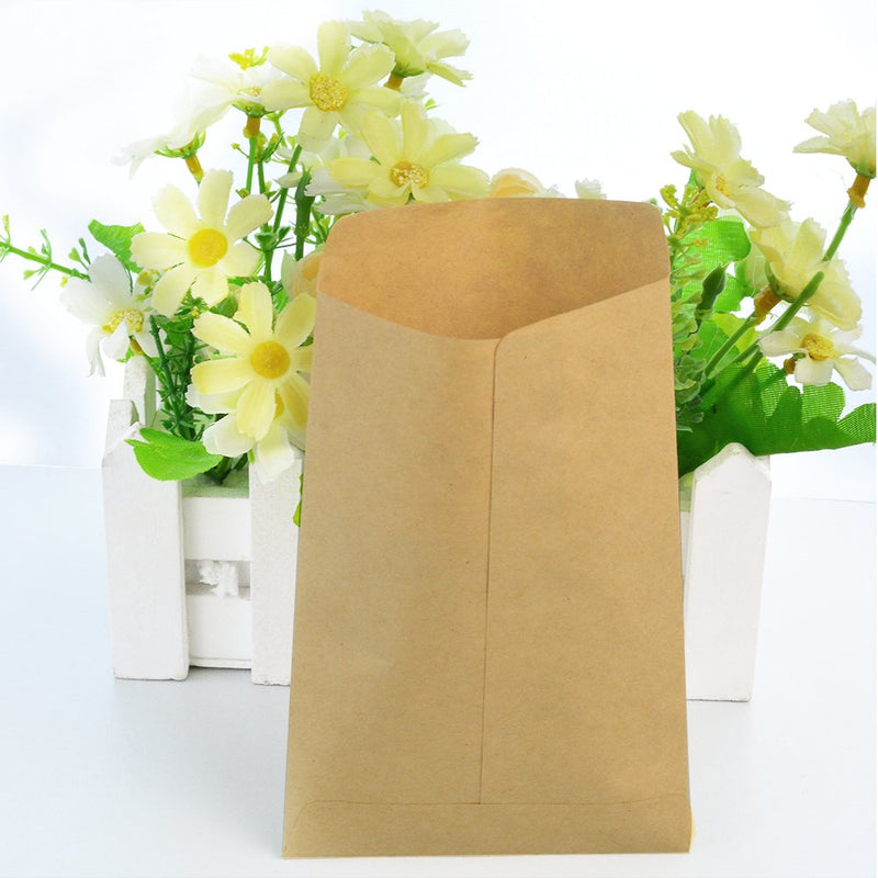  [AUSTRALIA] - 50 Packs Seed Envelopes, Bantoye 5" x 3.5" Blank Proterra Seed Paper Bags for Home and Garden Use, Great for Party Favors, Saving Seeds, Storing Keys & Other Small Objects