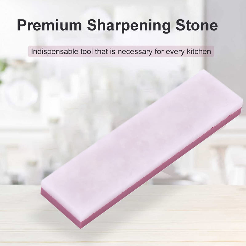  [AUSTRALIA] - Sharpening Stone,1pc Blade Razor Sharpener Stone Whetstone Polishing Tool Two Sides 10000# 3000# Grit,Sharpening Stone Whetstone Set(White)