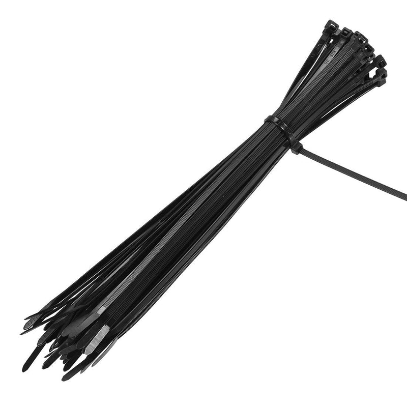  [AUSTRALIA] - uxcell Nylon Cable Ties 16 Inch Self-Locking Zip Ties 0.2 Inch Width Black 25pcs