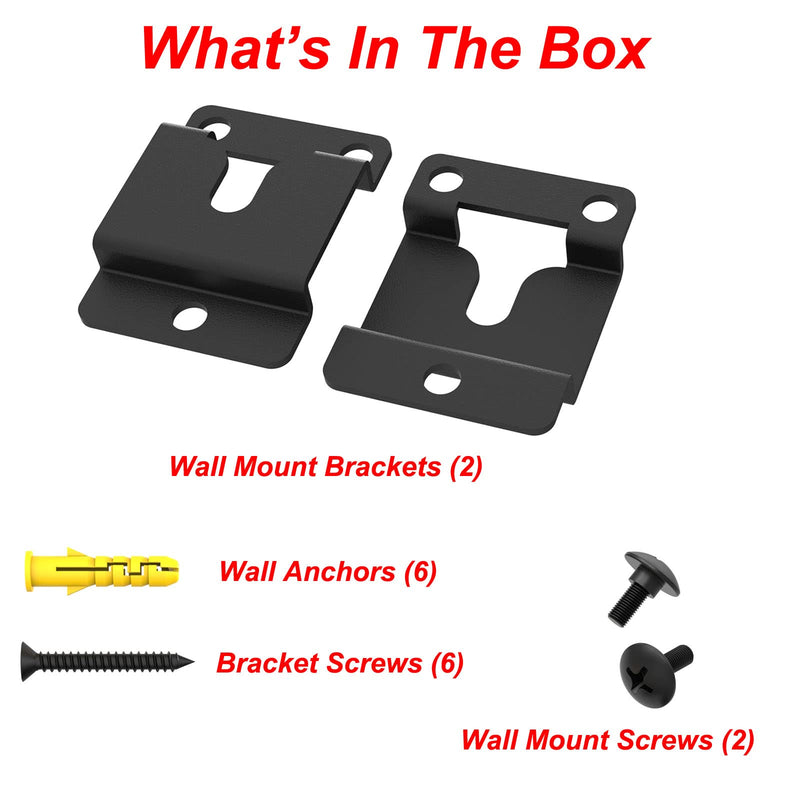  [AUSTRALIA] - Pbxifge Sound Bar Wall Mount Brackets for Vizio Soundbar Wall Mounted Holders S3820W-C0 SB3851-C0 SB4051-D5 S5430W-C2 SB3651-E6 S2920W-C0 Mounting Bracket Kit with Screws