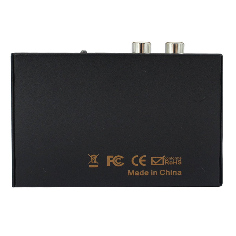  [AUSTRALIA] - 1080P HDMI Audio Extractor HDMI to HDMI + Optical TOSLINK SPDIF + Analog RCA L/R Stereo Audio Video Splitter Converter for Blu-ray Player Xbox PS3 PS4 Support Full HD1080p 3D