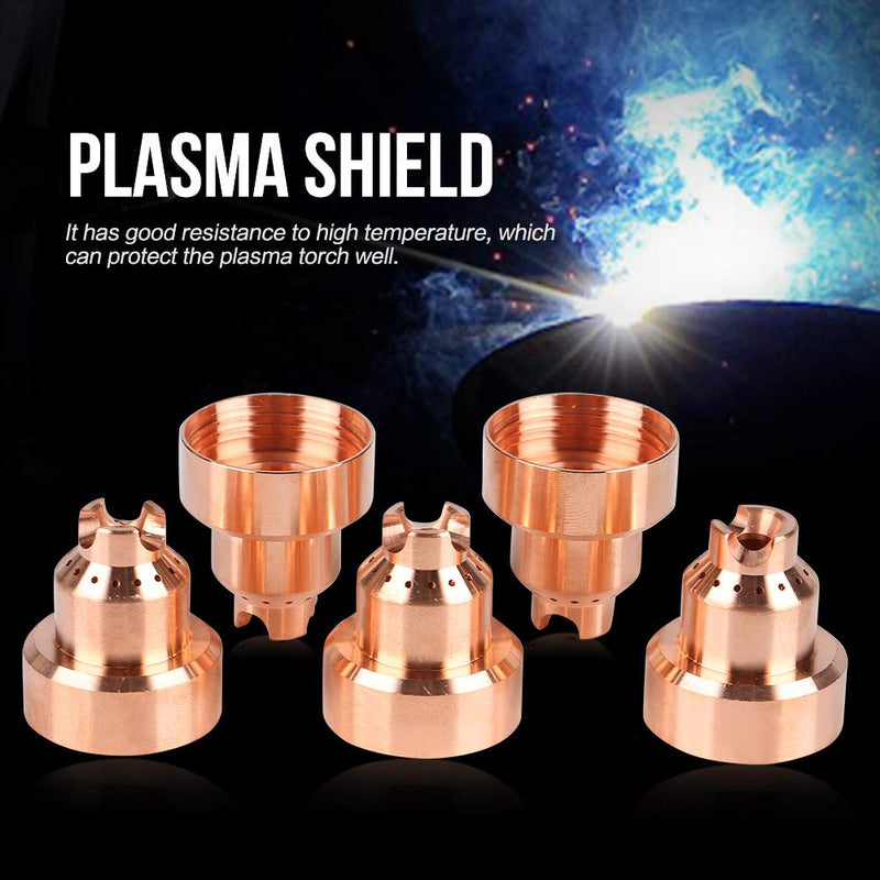  [AUSTRALIA] - 5pcs Plasma Consumables 220818 Machine Plasma Shield Cap Fit MAX65/85/105 Plasma Cutter Torch