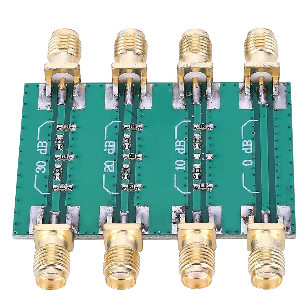  [AUSTRALIA] - DC-4.0GHz RF Fixed Attenuator Module SMA Double Female Head Outer Screw Radio Frequency Attenuator Board Replacement