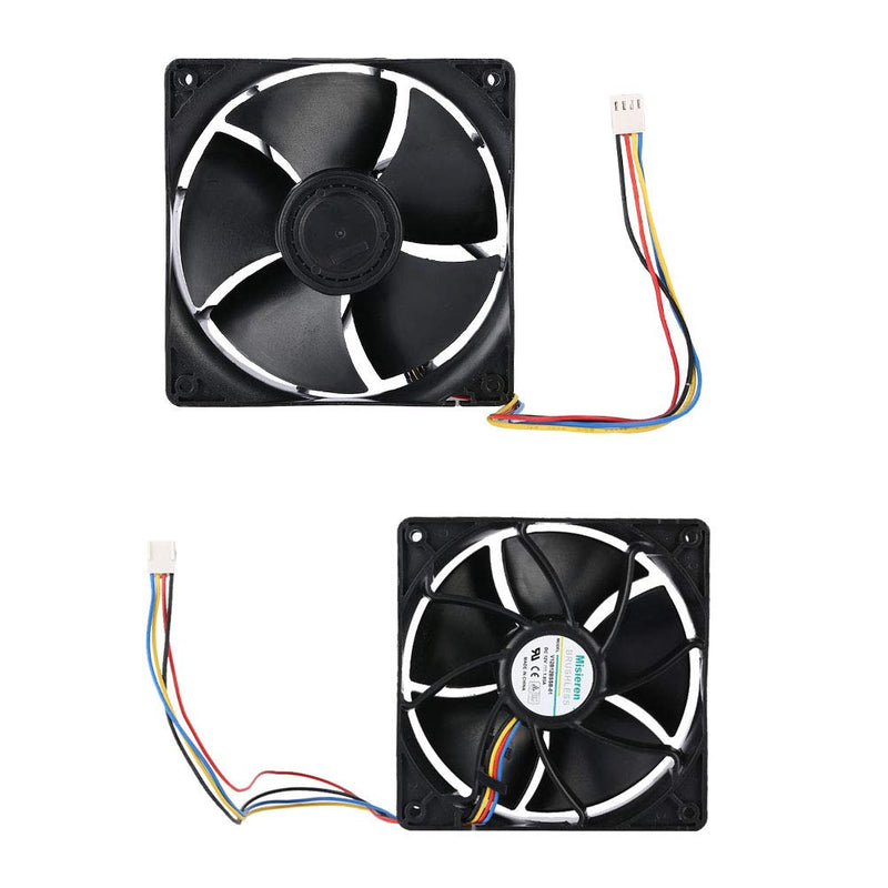  [AUSTRALIA] - ASHATA 7000RPM Wind-Force 4 PIN Cooling Fan 250.3CFM Fast Heat Dissipation Cooling Fan for Antminer Mining