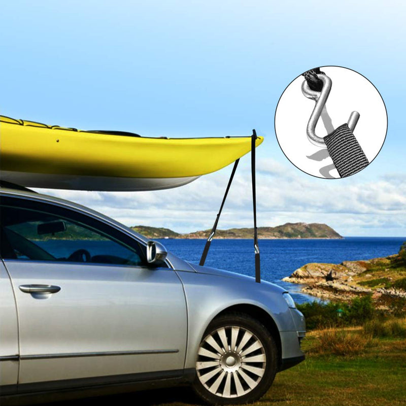  [AUSTRALIA] - Boncas Hood Loop Straps Tie Down Anchor Straps for Hauling Canoe or Kayak