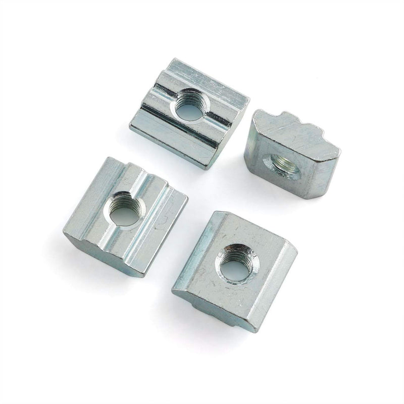  [AUSTRALIA] - PZRT 8PCS 40 Series 4040 Series M6 T-Nut Sliding Nut T-Slot Nut for Aluminum Extrusion Profile 4040 Series 5050 Series Slot Groove 8mm 8 4040series M6