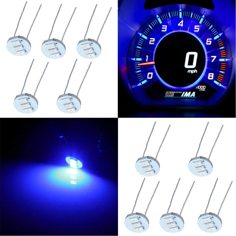  [AUSTRALIA] - SCITOO 10Pcs 4.7mm Dash Light Bulbs Instrument Gauge Cluster Light Bulbs Speedometer Gauge Cluster Lights