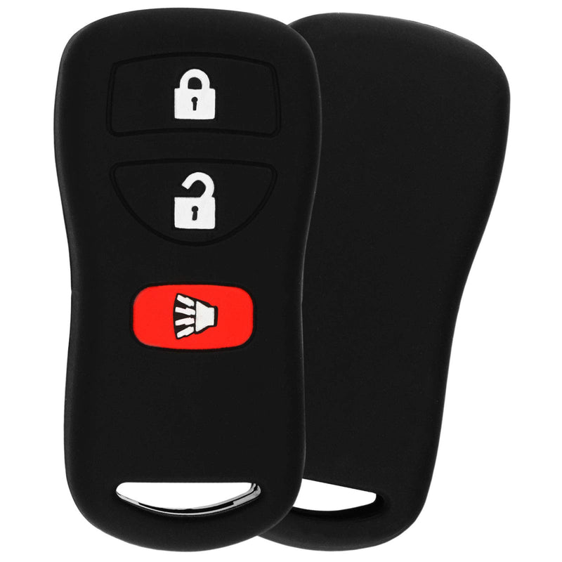  [AUSTRALIA] - KeyGuardz Keyless Remote Car Key Fob Shell Cover Soft Rubber Case for Nissan Infiniti Pathfinder Frontier Murano Titan Xterra