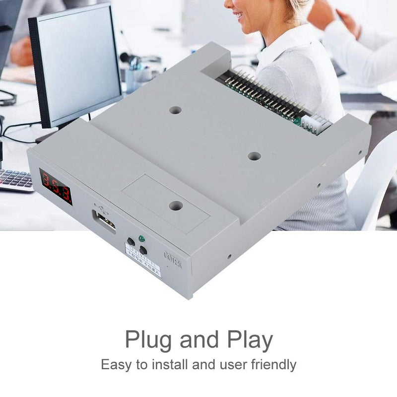  [AUSTRALIA] - fosa Floppy & Tape Drives SFR1M44-FU USB Floppy Drive Emulator for Embroidery Machine Plug and Play Floppy to USB Converter with 3.5In 1.44MB 34-Pin Floppy Disk Driver Interface