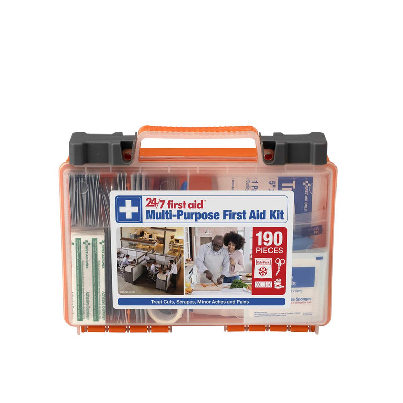  [AUSTRALIA] - 190 Piece First Aid Kit, Plastic Case