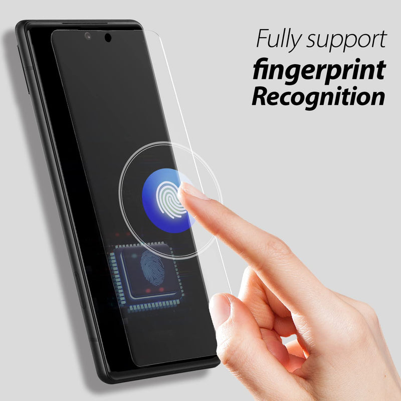  [AUSTRALIA] - [2 DOME GLASS +1 CAM PACKAGE] Whitestone Dome Glass Screen Protector for Google Pixel 7 Pro (2022), Full Tempered Glass Shield with Liquid Dispersion Tech [Easy to Install Kit] Smart Phone Screen Guard with Camera Film Protector - 2pack