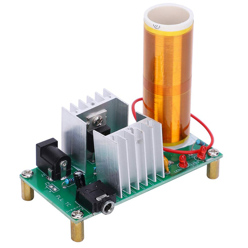  [AUSTRALIA] - Tesla Coil Module DIY Mini Assembly Plasma Speaker Electronics Kit 15W Scientific Experiment DC 15-24V 2A