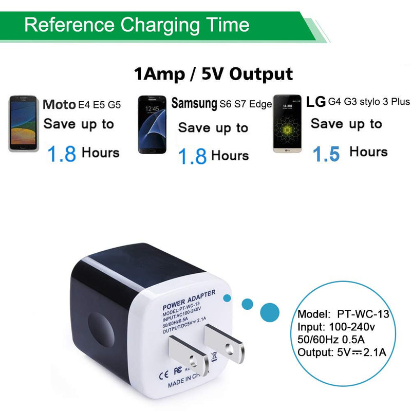  [AUSTRALIA] - Dual USB Car Phone Charger Adapter Plug Android Wall Charger Port 6FT Micro USB Cord Cable for Samsung Galaxy S7 S6 Edge A10s A10 J3 J7 Crown J7 Sky J7 Star Prime LG K50 K40 V10 K10