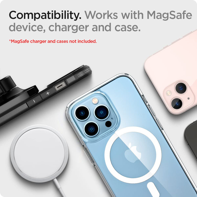  [AUSTRALIA] - Spigen Mag Fit Phone Holder Dashboard Car Mount Designed for Magsafe (2022 Updated Design)(Charger Not Included)(Requires USB-C Car Charger)
