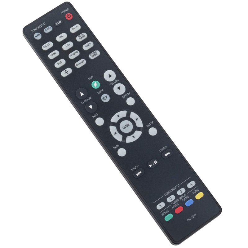  [AUSTRALIA] - RC-1217 Replacement Remote Fit for Denon Integrated Network AV Receiver AVR-S730H AVR-X1400H