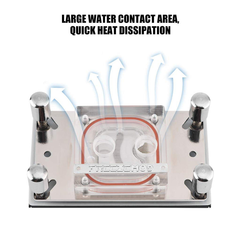  [AUSTRALIA] - Yoidesu CPU Water Cooling Block,Professional Universal CPU Water Cooling Block for for AM2 / AM2+ / AM3 / AM3+ / AM4 / FM2+ CPU,Copper Base Cool Inner Channel