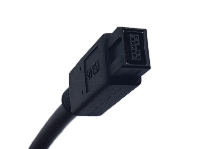  [AUSTRALIA] - dyCGTime Firewire Premium Cable 800 IEEE 1394B 9 Pin to 9 Pin Male to Male 6 Ft Black (9 Pin to 6 Pin) 9 Pin to 6 Pin